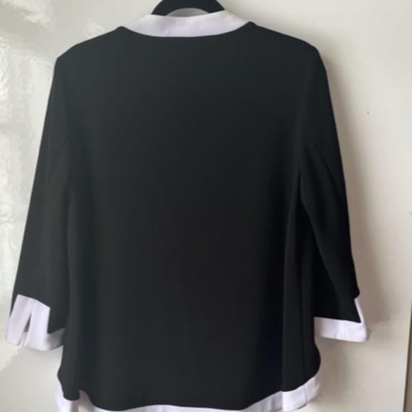 Joseph Ribkoff Navy and White Jacket size 10 - Picture 3 of 8